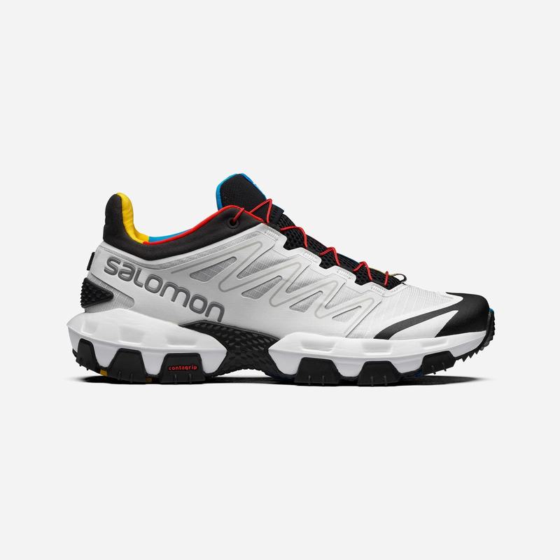 SALOMON UK XA PRO STREET - Mens Trail Running Shoes White/Black,AJZN45701